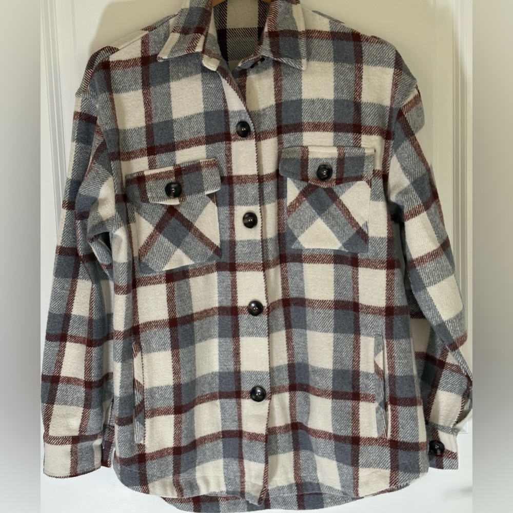 Staccato Plaid Shacket